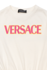 Versace Kids WHITE Dress with logo