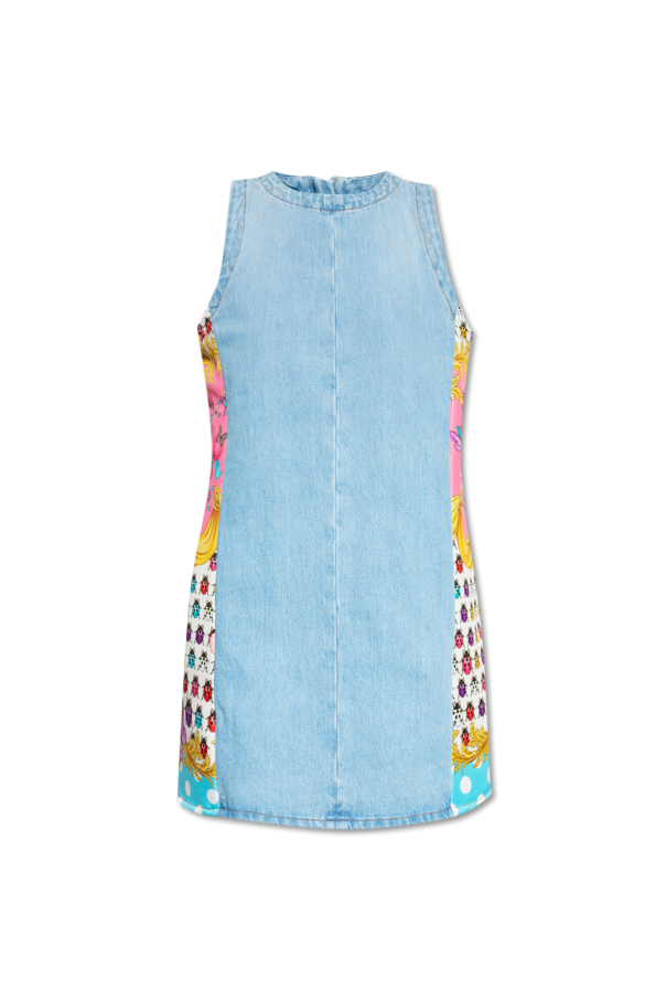 Versace Denim dress from ‘La Vacanza’ collection
