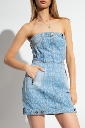 Versace Denim dress from ‘La Vacanza’ collection
