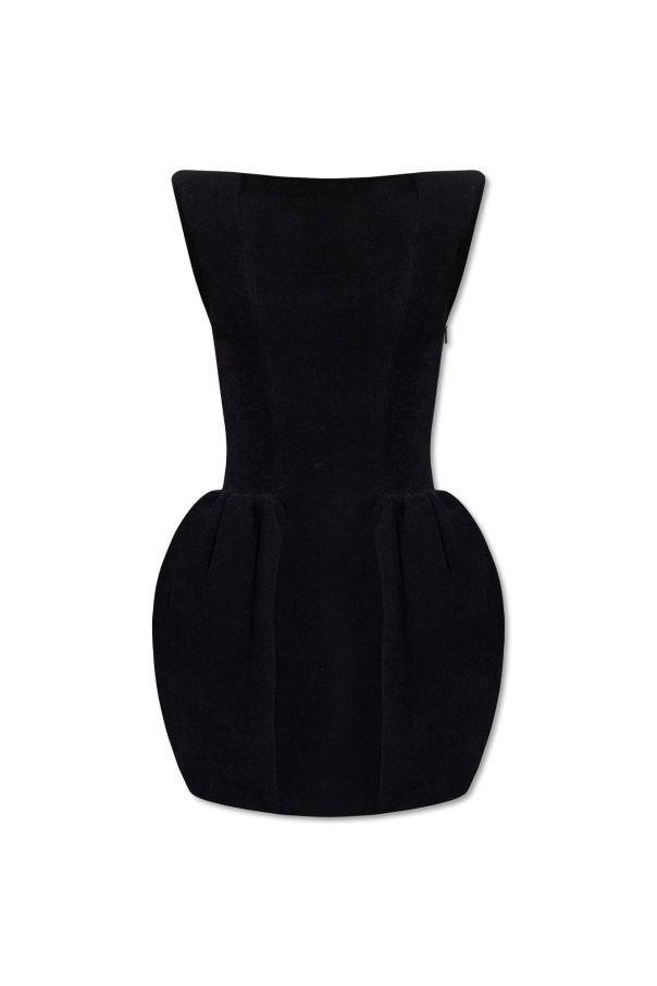 Versace Raf Simons draped collar dress