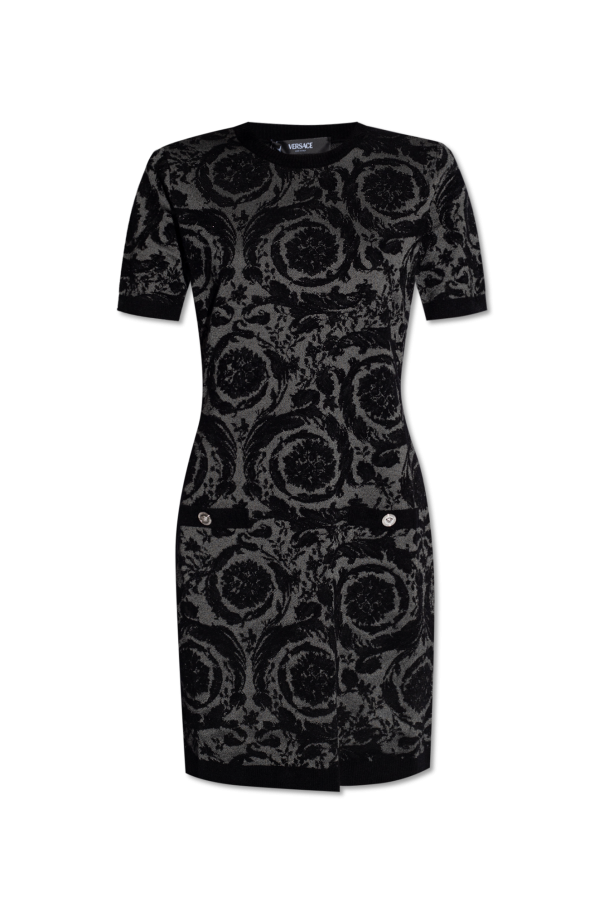 Versace Sukienka ze wzorem ‘Barocco’