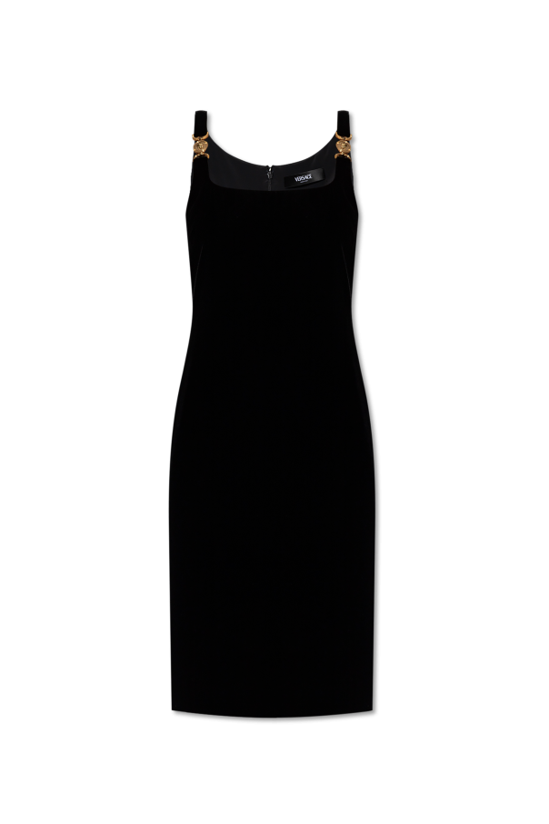 Velvet dress with straps od Versace