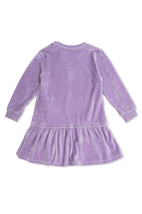 Versace Kids Velvet dress