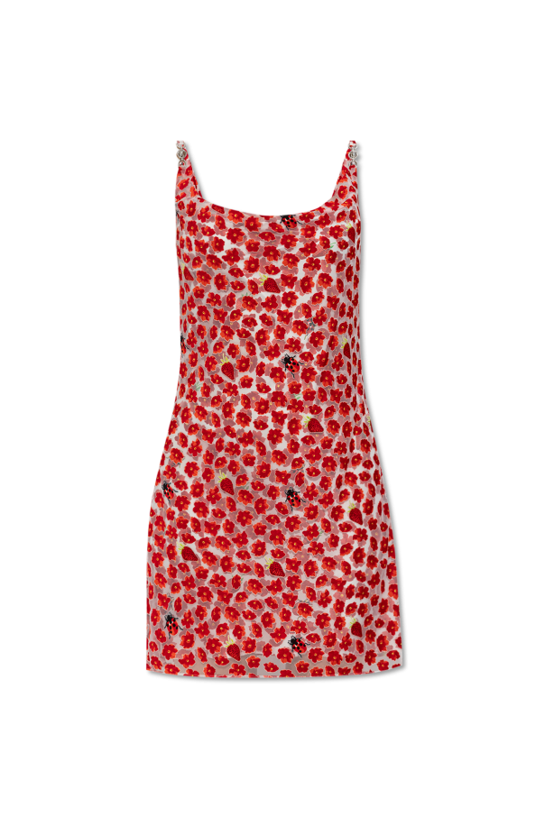 Draped dress with floral motif, zdjęcie 1 Draped dress with floral motif od Versace