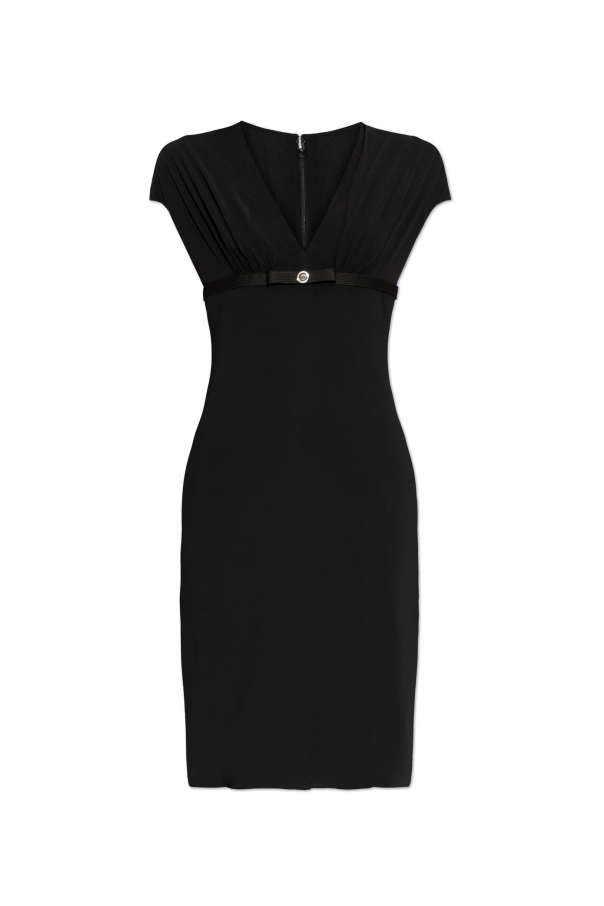 Versace V-neck dress