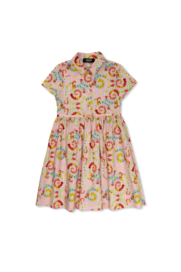 Versace Kids Dress with floral motif