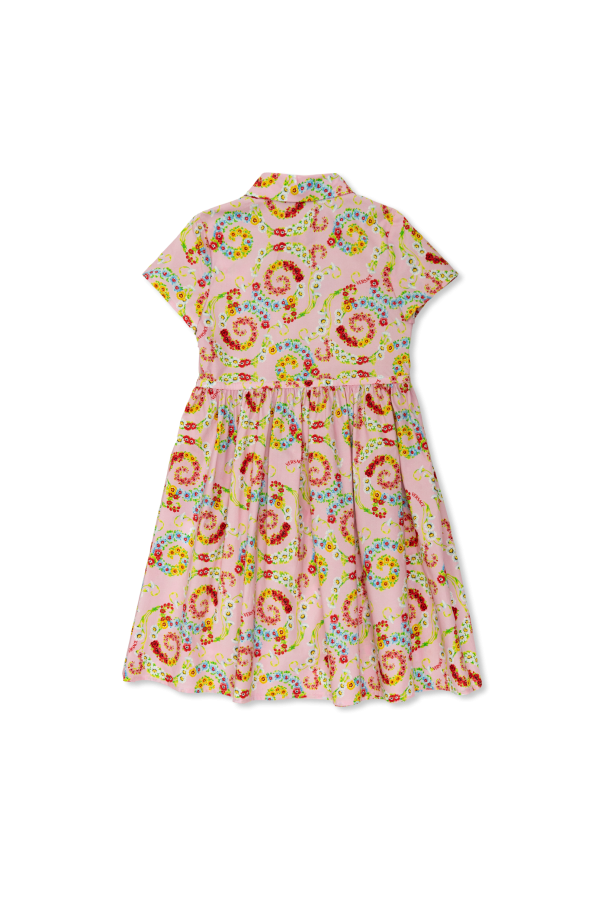 Versace Kids Dress with floral motif