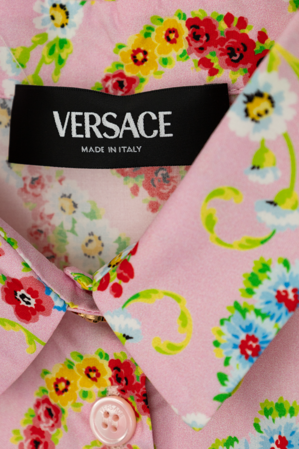 Versace Kids Dress with floral motif