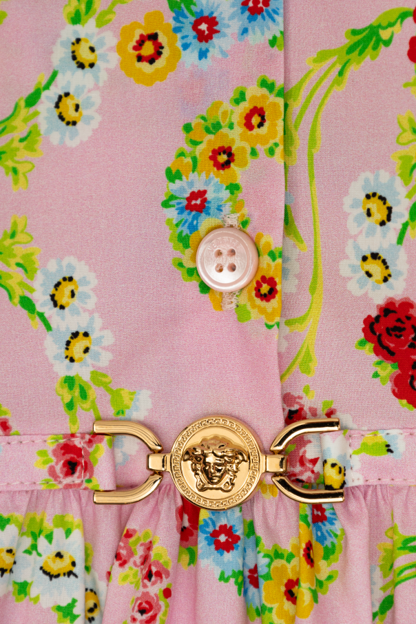 Versace Kids Dress with floral motif