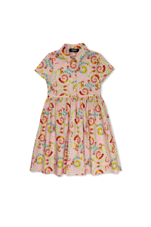 Dress with floral motif