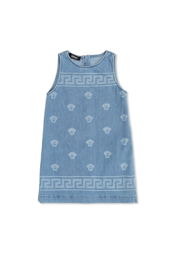 Sleeveless denim dress, zdjęcie 1 Sleeveless denim dress od Versace Kids