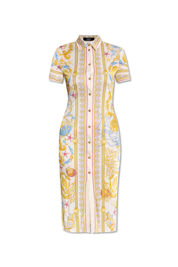Dress with 'Barocco' print od Versace