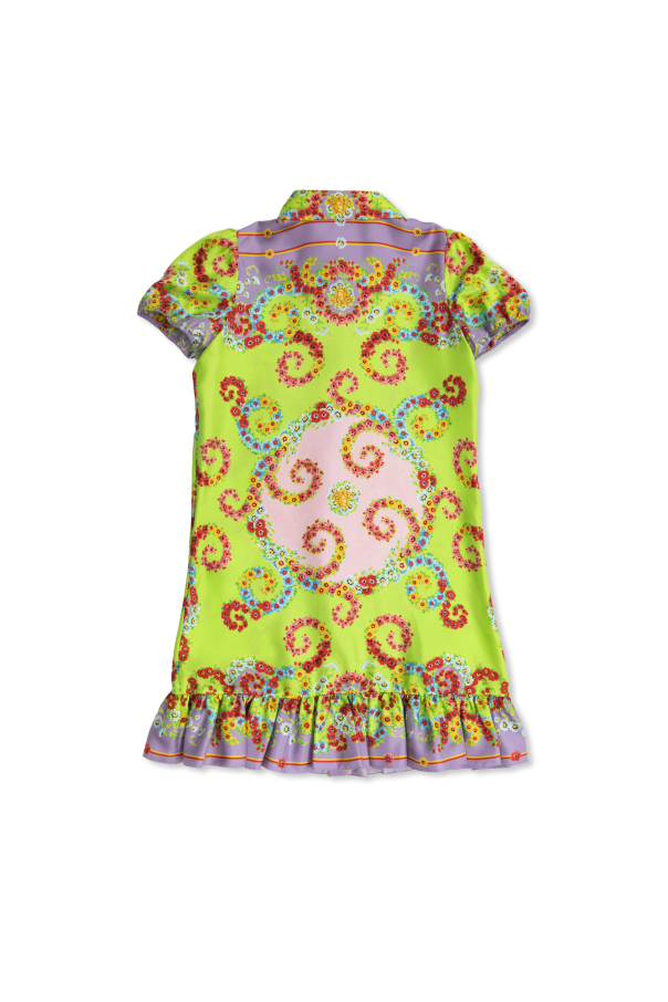 Versace Kids Vestido de seda