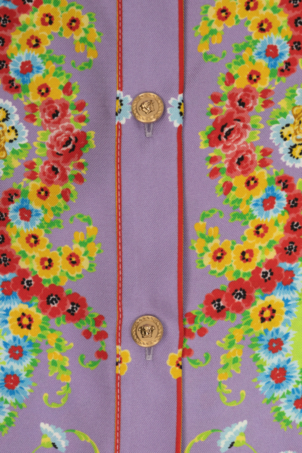 Versace Kids Vestido de seda