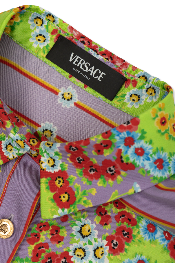 Versace Kids Vestido de seda