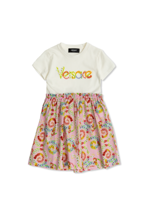 Dress with floral motif