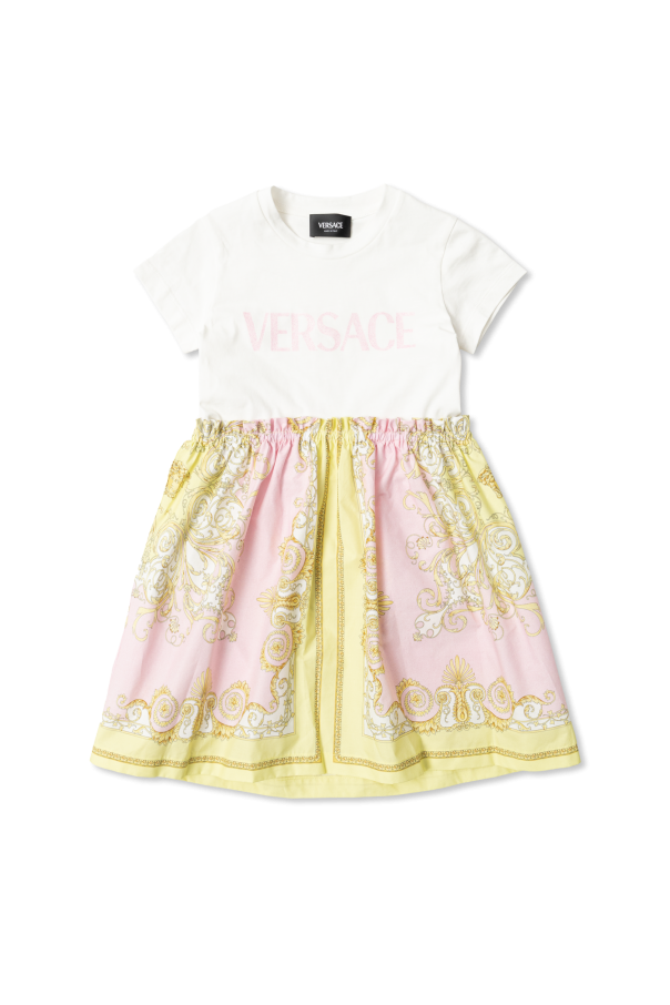 Dress with logo od Versace Kids