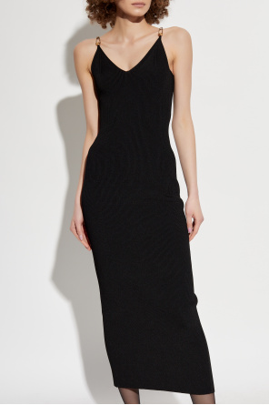 Versace Vestido de tirantes con corte ajustado
