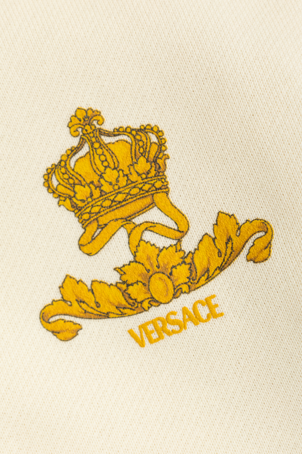 Versace Kids Kleid mit plissiertem Rock