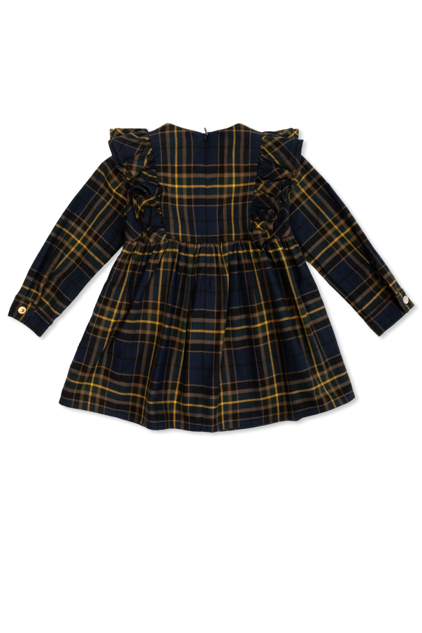 Versace Kids Sukienka ze wzorem w kratę