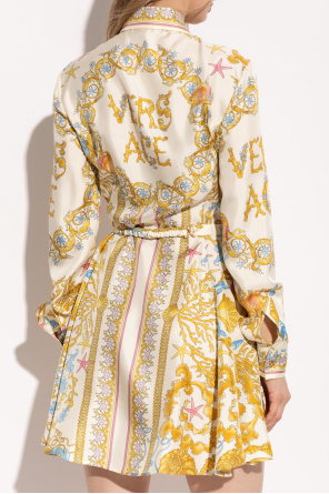 Versace Dress with "Underwater Barocco" print