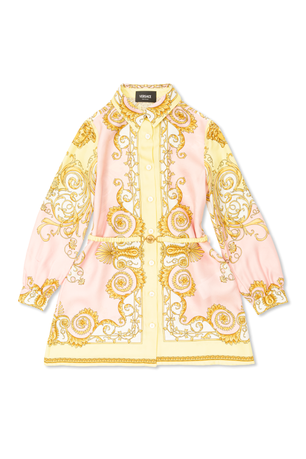 Silk dress od Versace Kids