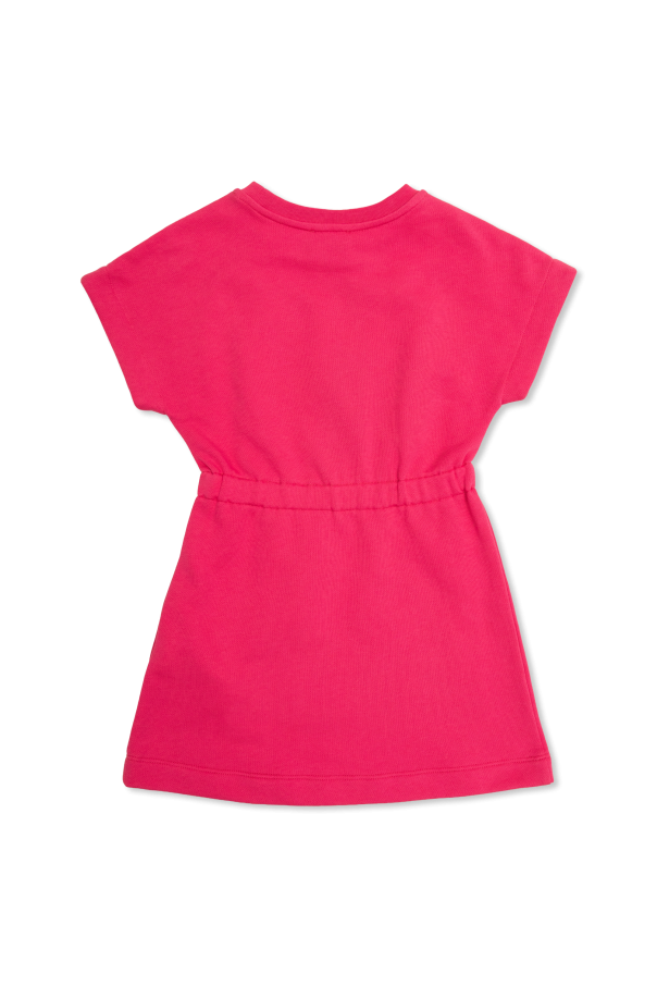 Versace Kids Kleid mit aufgedrucktem Logo