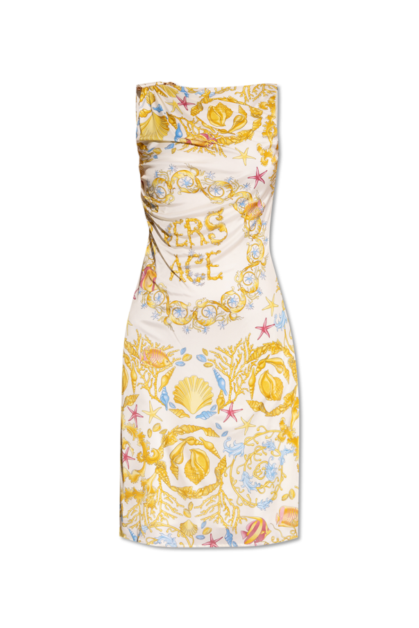 Dress with 'Underwater Barocco' print od Versace