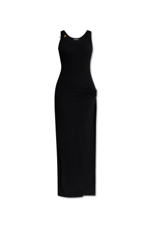 Dress with front slit