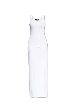 Dress with front slit