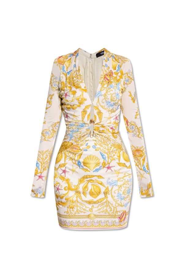 Dress with "Underwater Barocco" print od Versace