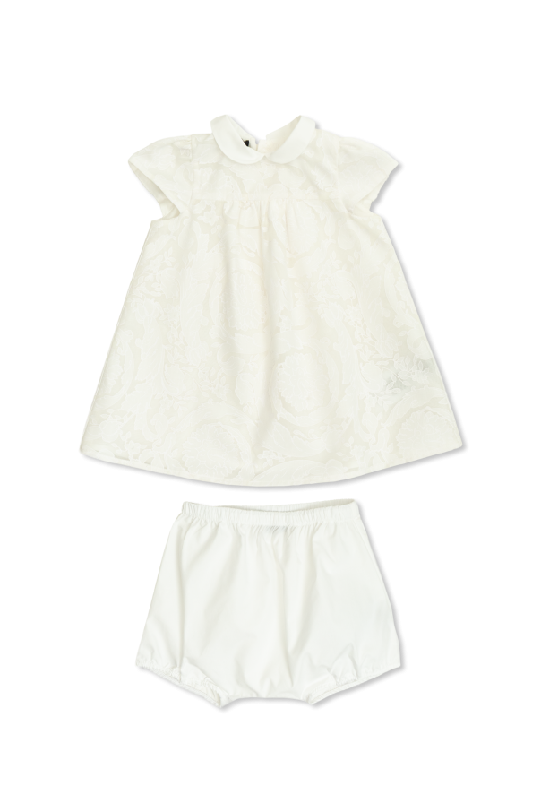 Versace Kids Dress with floral motif