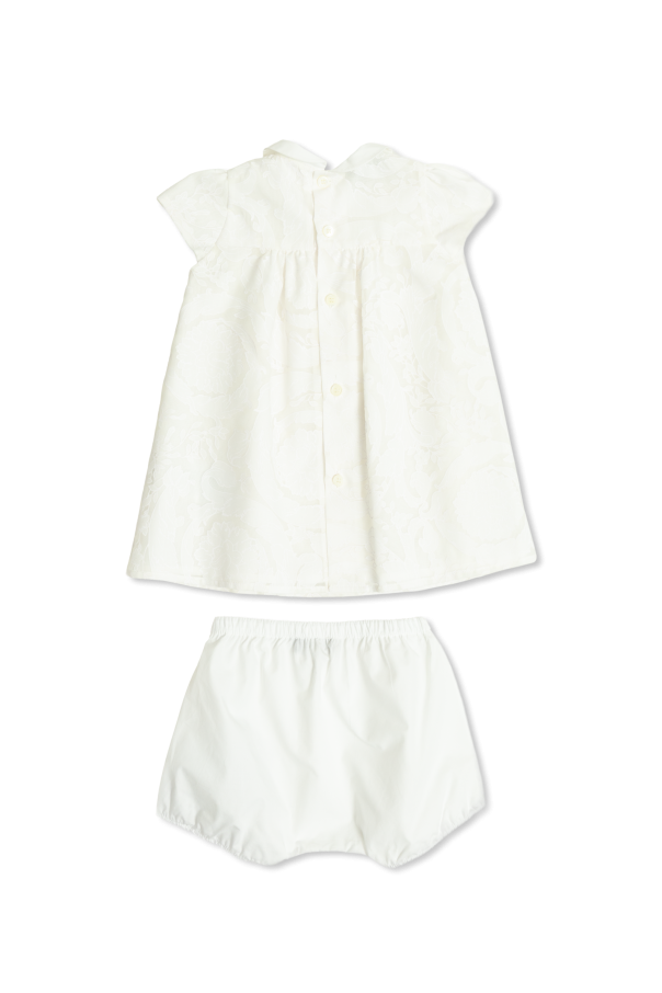 Versace Kids Dress with floral motif