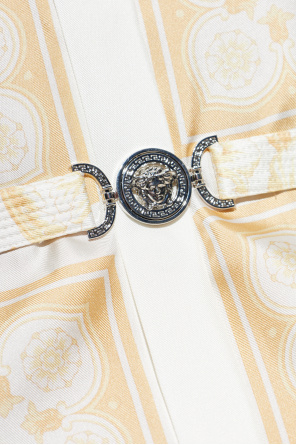 Versace Silk dress with belt
