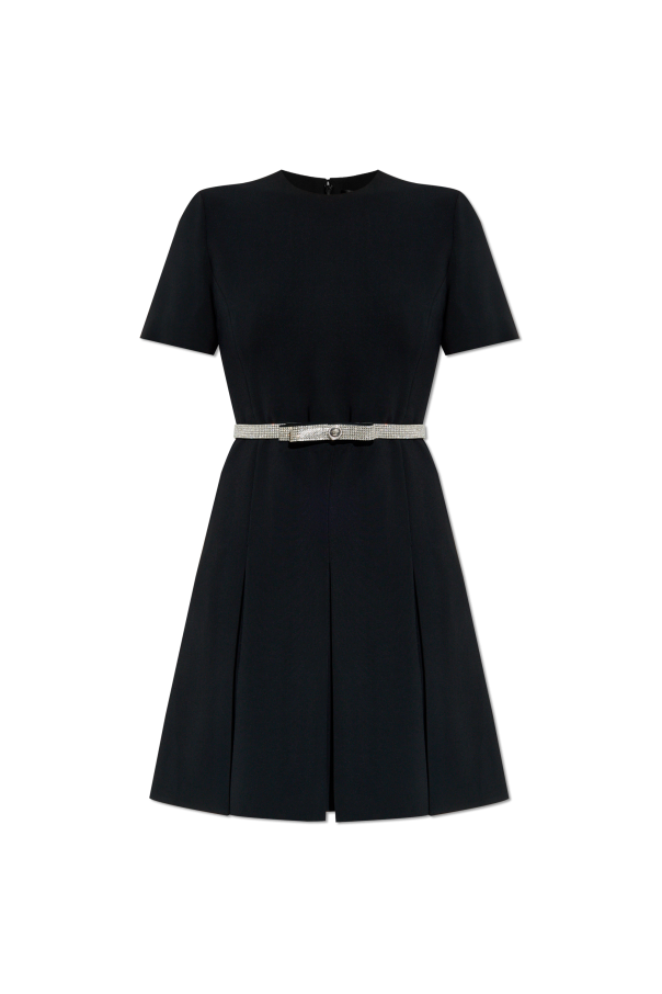 Versace Sukienka z paskiem w talii