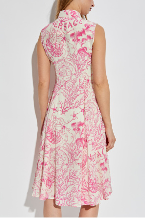 Versace Silk dress with print