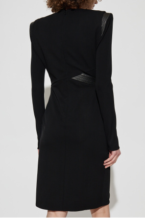 Versace Sukienka z dekoracyjnym drapowaniem