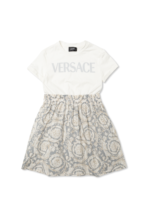 Dress with logo od Versace Kids