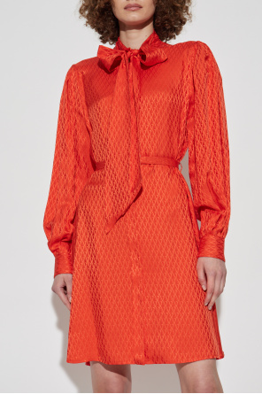 Versace Kleid mit Taillengürtel