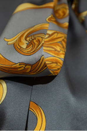 Versace Silk dress with waist belt