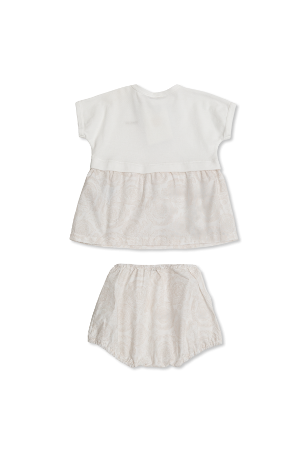 Versace Kids Dress with embroidered logo