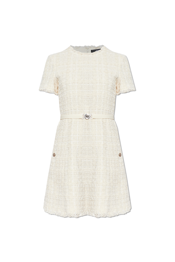 Tweed dress with lurex thread od Versace