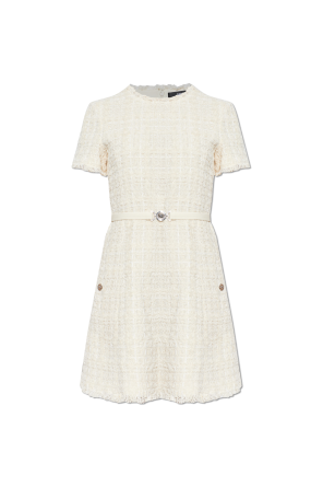 Vestido tweed con hilo de lúrex