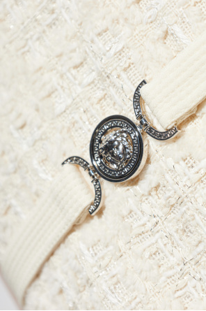 Versace Vestido tweed con hilo de lúrex