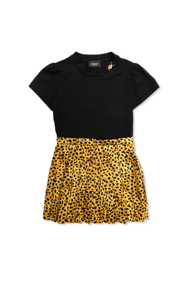 Dress made of combined fabrics od Versace Kids