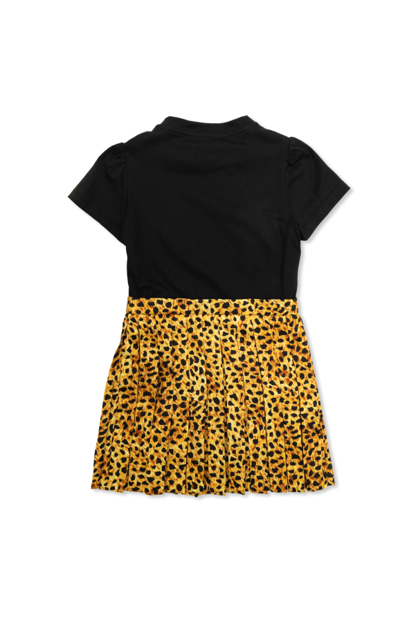 Versace Kids Kleid aus kombinierten Materialien