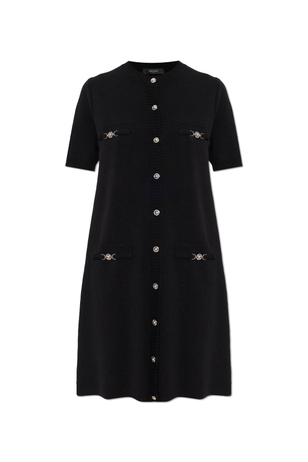 Dress with decorative pockets od Versace