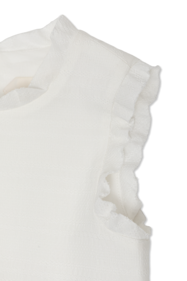 Versace Kids Sleeveless cotton dress