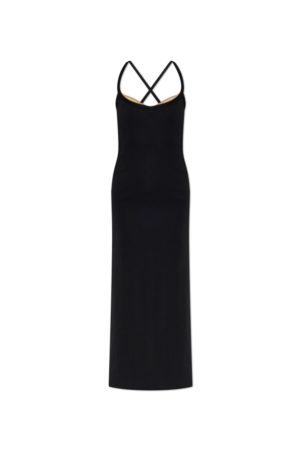 Dress with shoulder straps od Versace