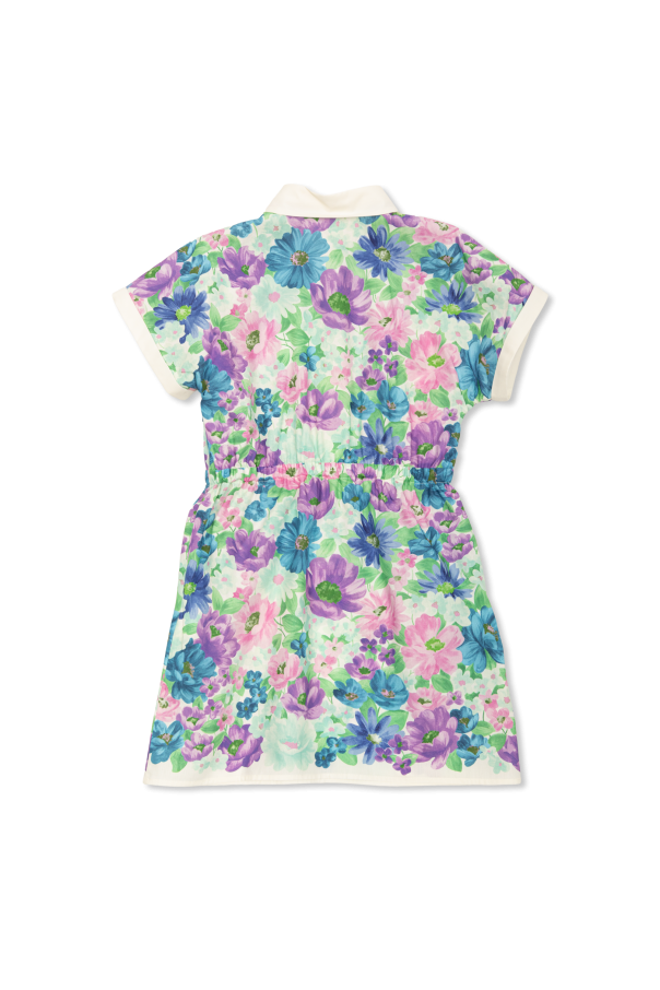Versace Kids Sukienka z motywem kwiatowym